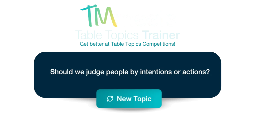 Table Topics Trainer preview